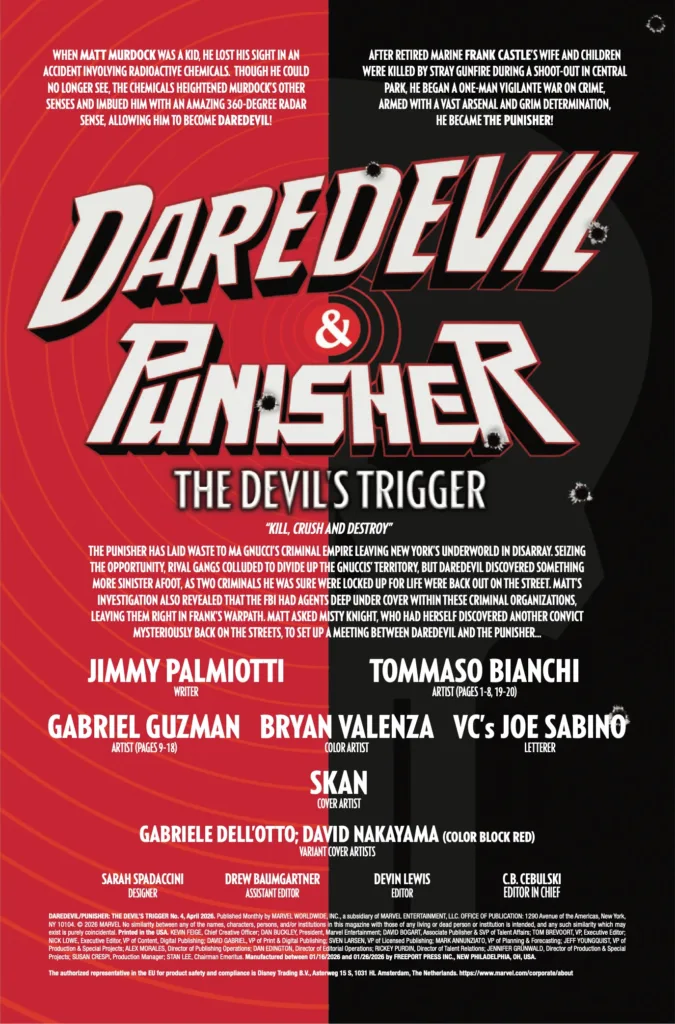 Daredevil Punisher The Devil's Trigger #4 page 2