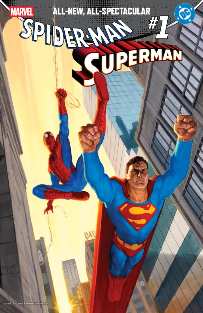 MARVEL/DC: SPIDER-MAN/SUPERMAN #1 cover