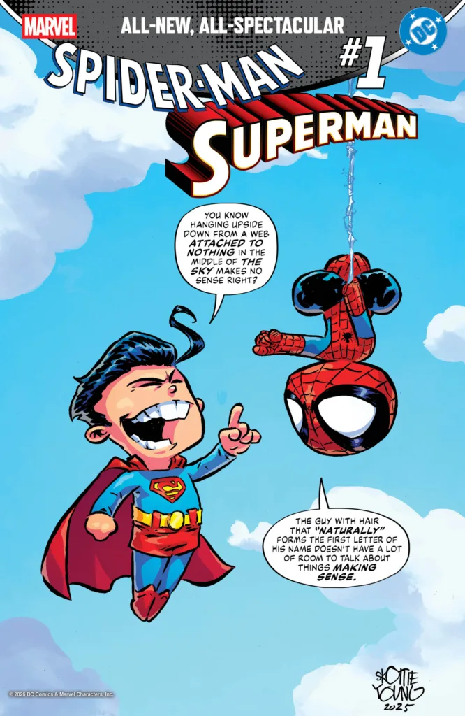 MARVEL/DC: SPIDER-MAN/SUPERMAN #1 cover