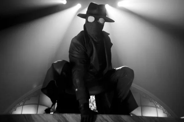 “The Spider” (Nicolas Cage) in a scene from Prime Video’s Spider-Noir (Courtesy of Prime Video)