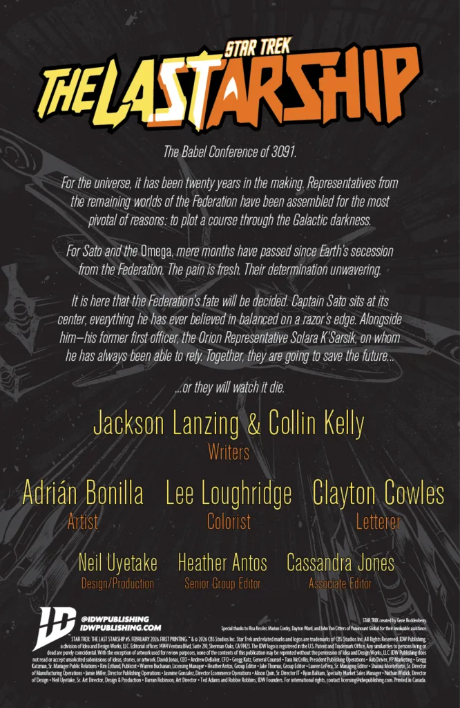 Star Trek: The Last Starship #5 page 2