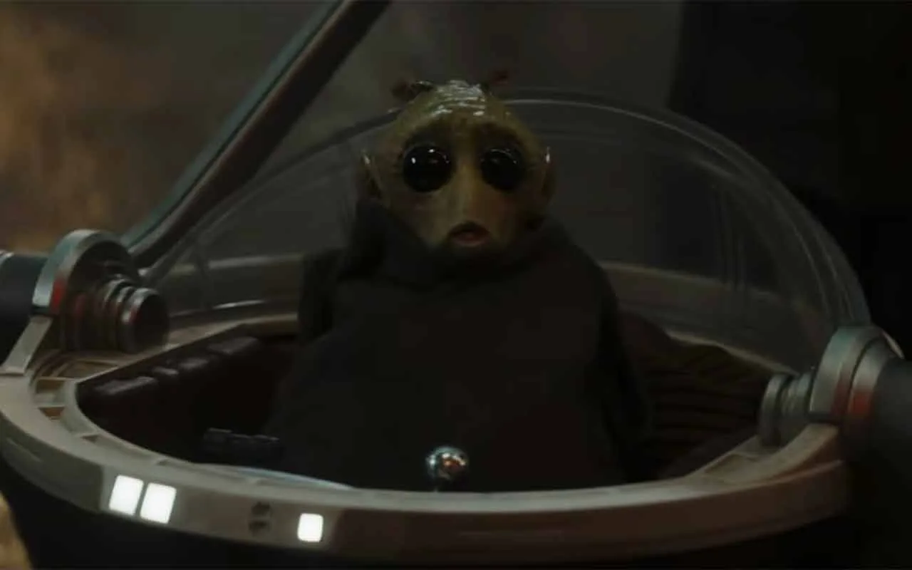 Baby Greedo in Mandalorian and Grogu