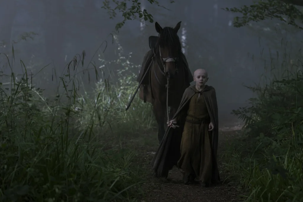 Dexter Sol Ansell as Egg and a horse on A Knight of the Seven Kingdoms Season 1 Episode 3 The Squire