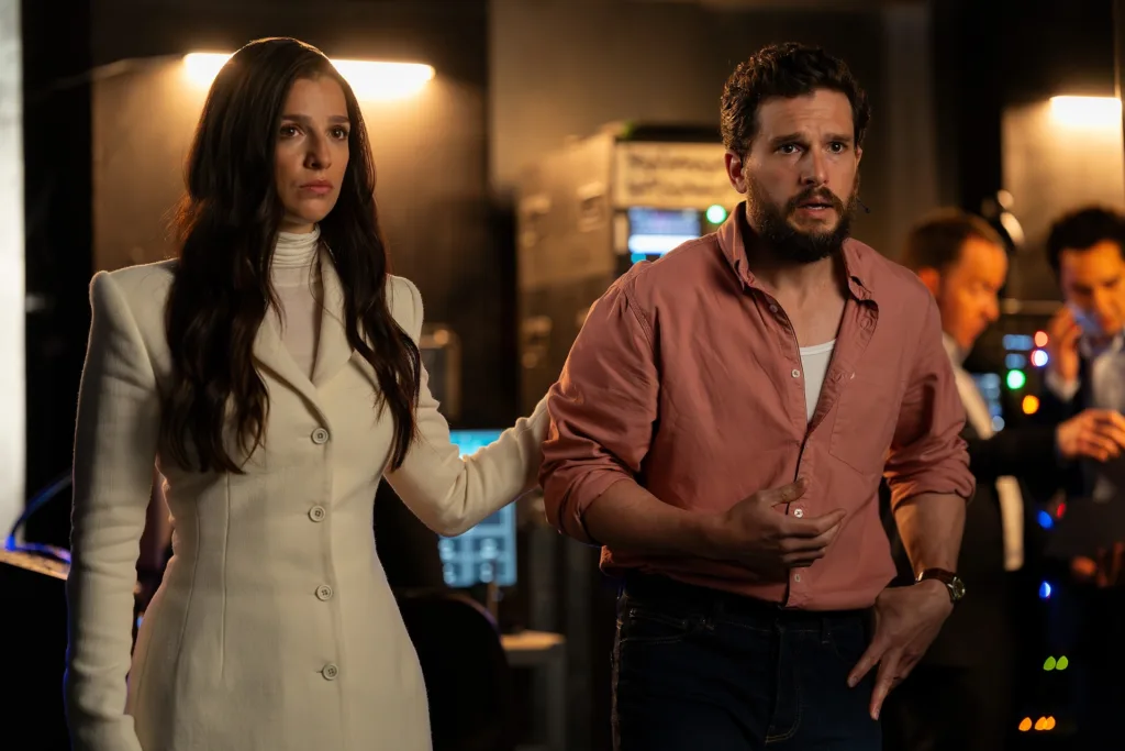 Marisa Abela and Kit Harington on Industry Season 4 Episode 4